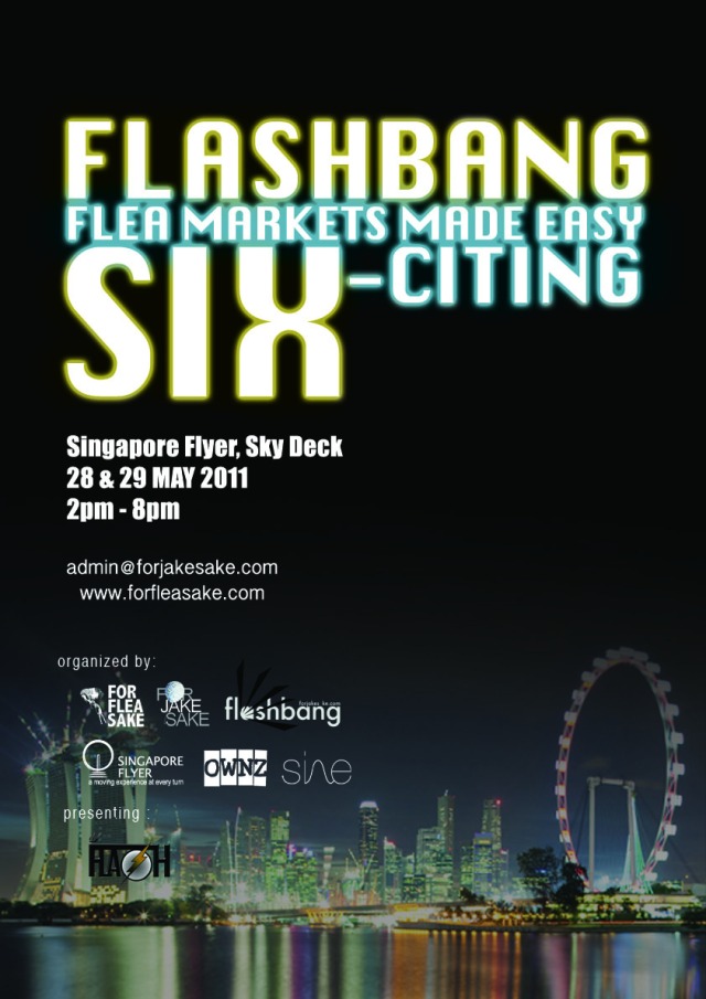 flashbang vi flea market - signature event of singapore flyer